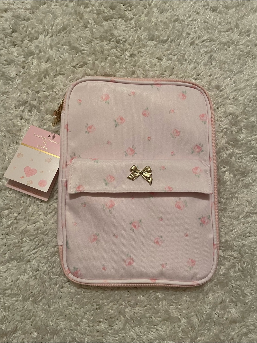 LoveShackFancy x Target Yoobi Blooming Heirloom Ditsy Tech Organizer NWT